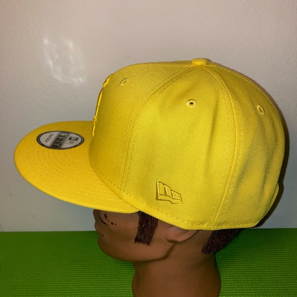 Men's New Era Yellow Chicago White Sox Spring Color Pack 9FIFTY Snapback Hat - Picture 2 of 8